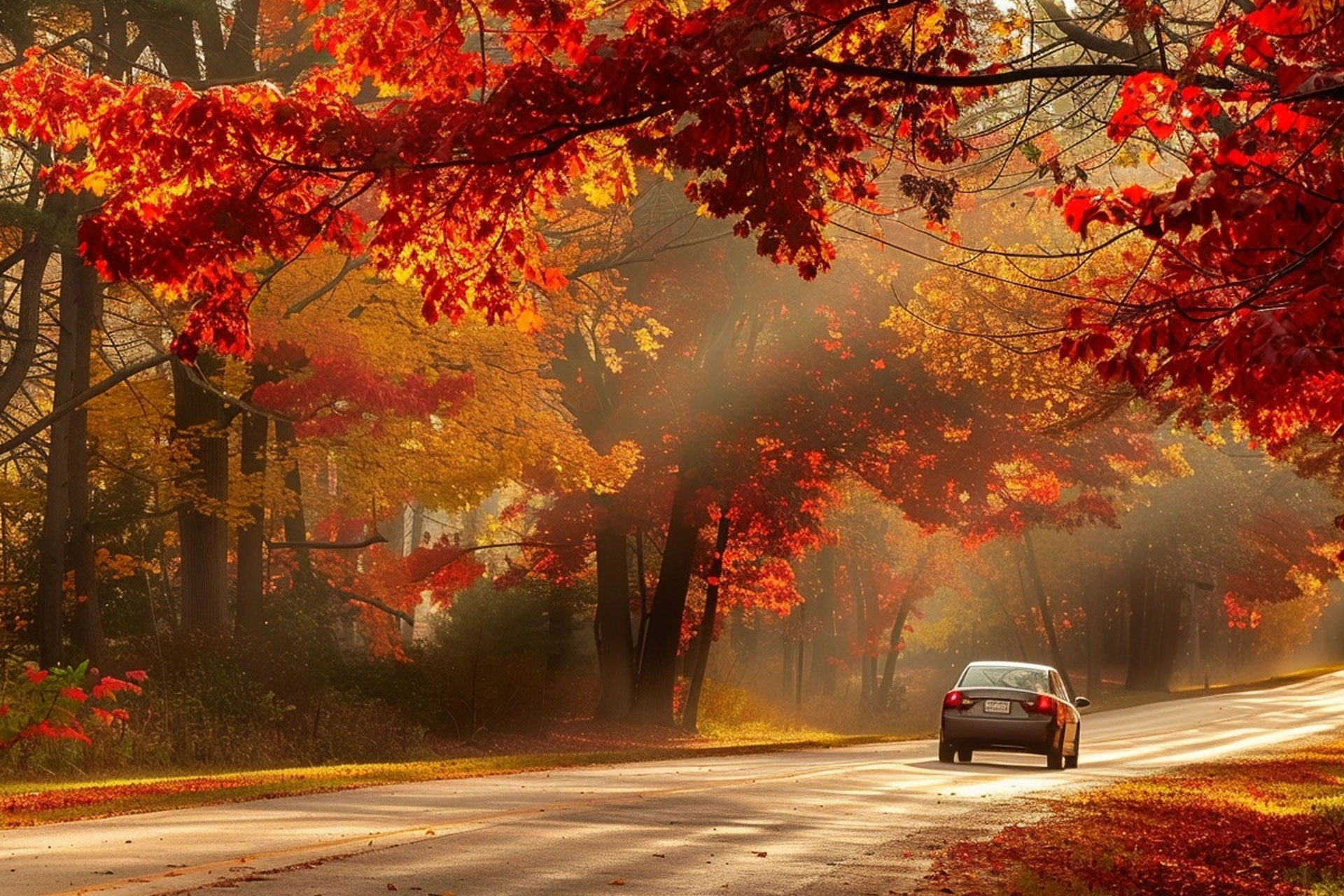 Autumn driving hazards in Wisconsin