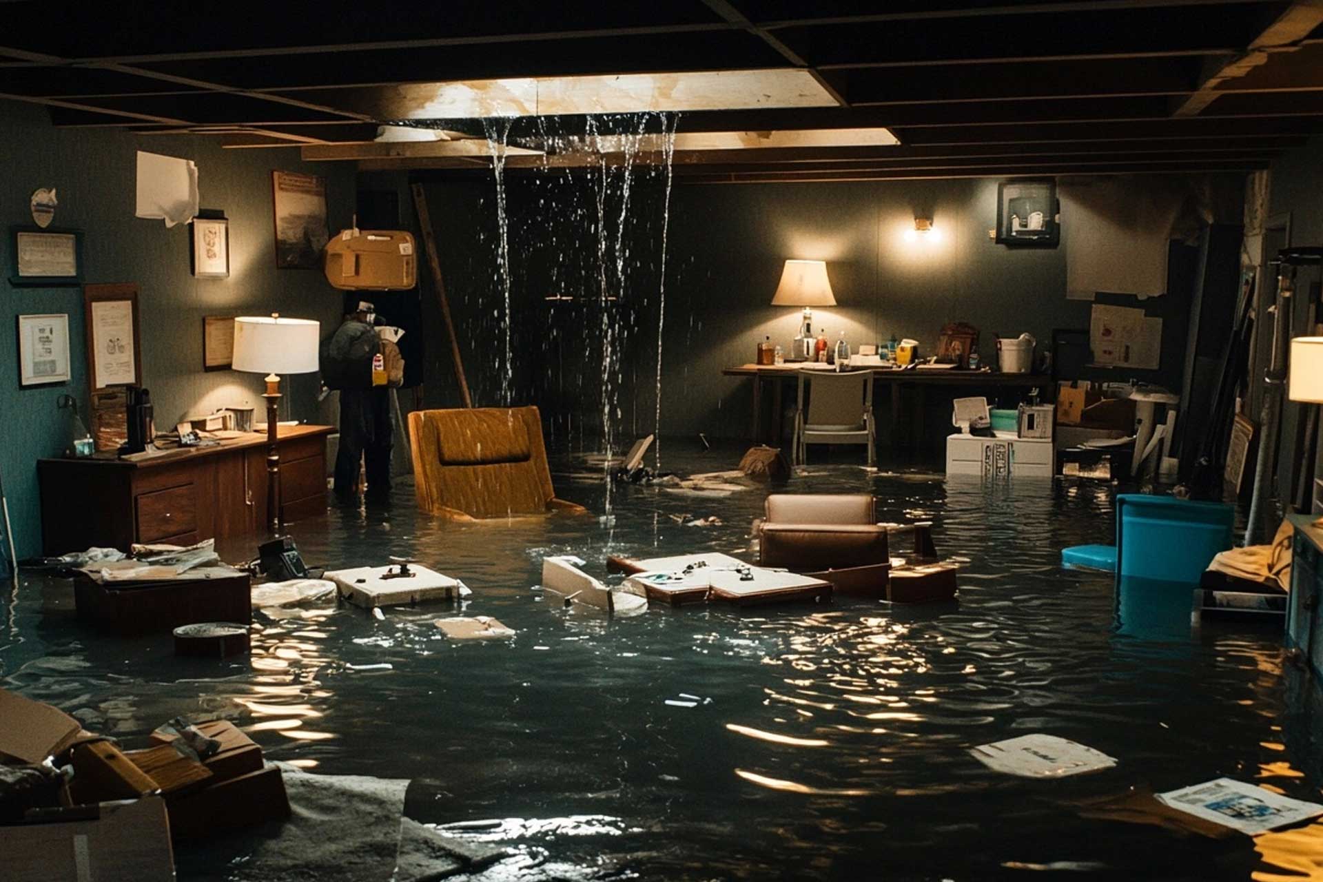 home insurance disaster flooded basement